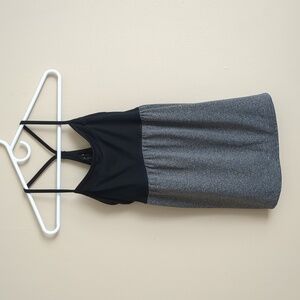 Medium C9 by Champion Gray And Black Racerback Shelf Bra Tank Top